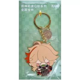 Брелок металический Chibi Character Metal Keychain Kaedehara Kazuha